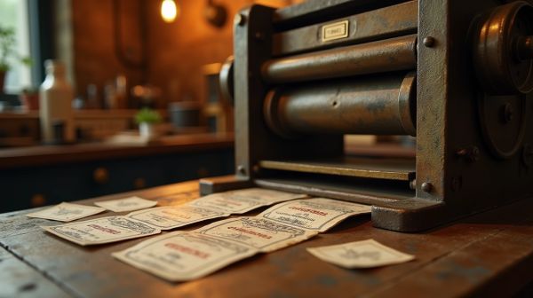 Le mot clé qui va aider nos rédacteurs à aiguiller et créer des titres : imprimeur industriel d'étiquettes de champagne